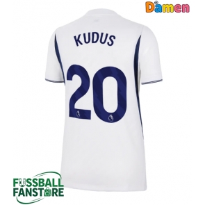 Tottenham Hotspur Mohammed Kudus #20 Replik Heimtrikot Damen 2026-27 Kurzarm